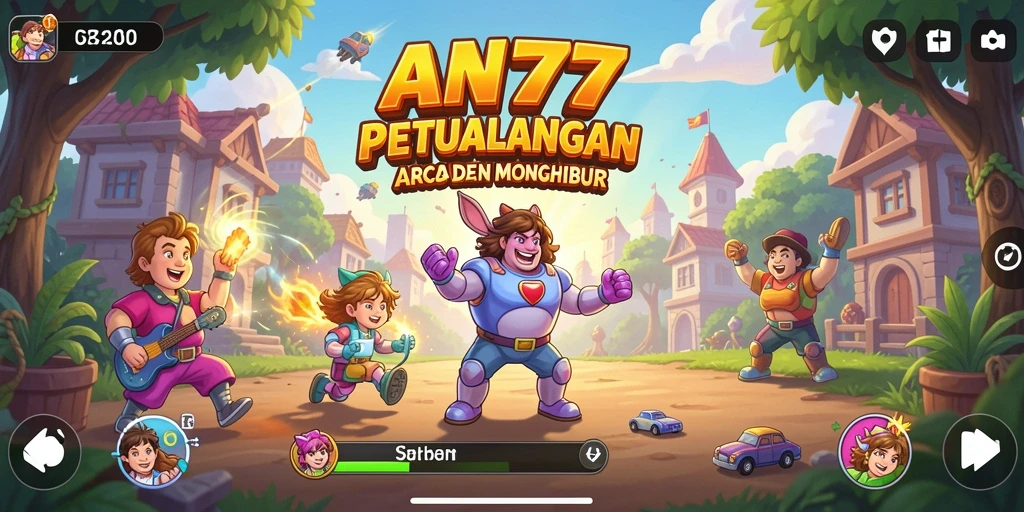 Screenshot gameplay AN777 menampilkan aksi seru dalam permainan arcade.