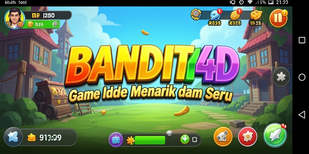 Tampilan gameplay BANDIT4D yang menawan dan mengasyikkan.