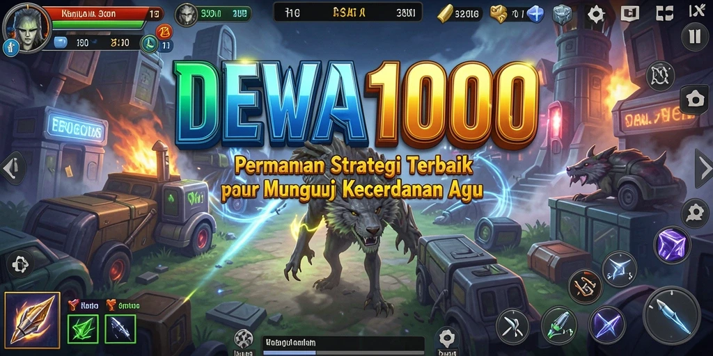 Tampilan gameplay strategi di DEWA1000 yang menegangkan dan menarik.