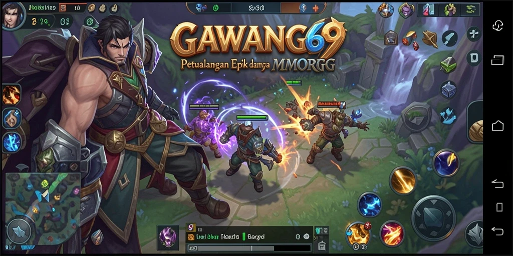 Screenshot gameplay GAWANG69 yang memukau dalam petualangan MMORPG.