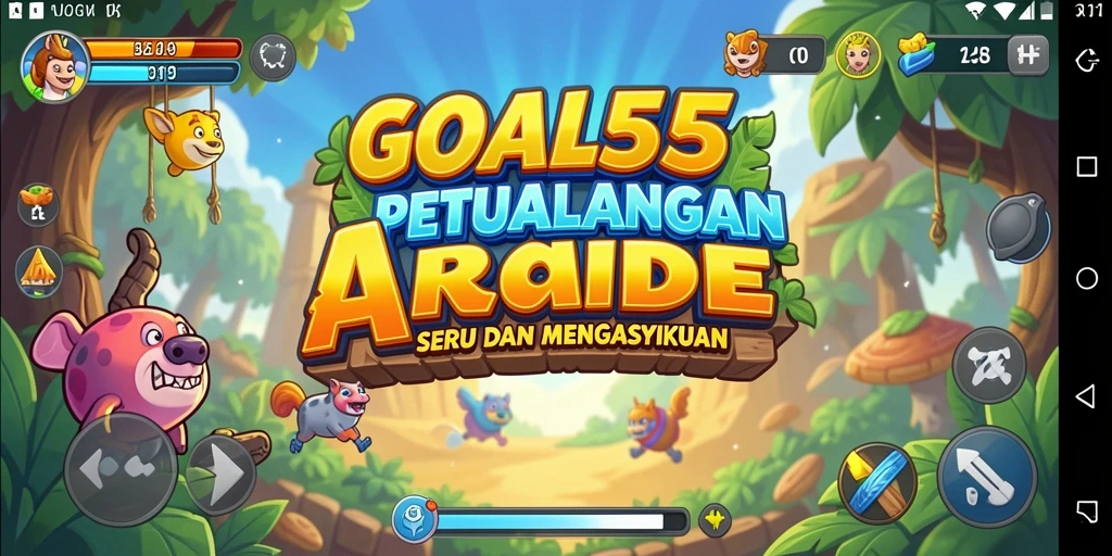 Gameplay seru di GOAL55 dengan tantangan menarik.
