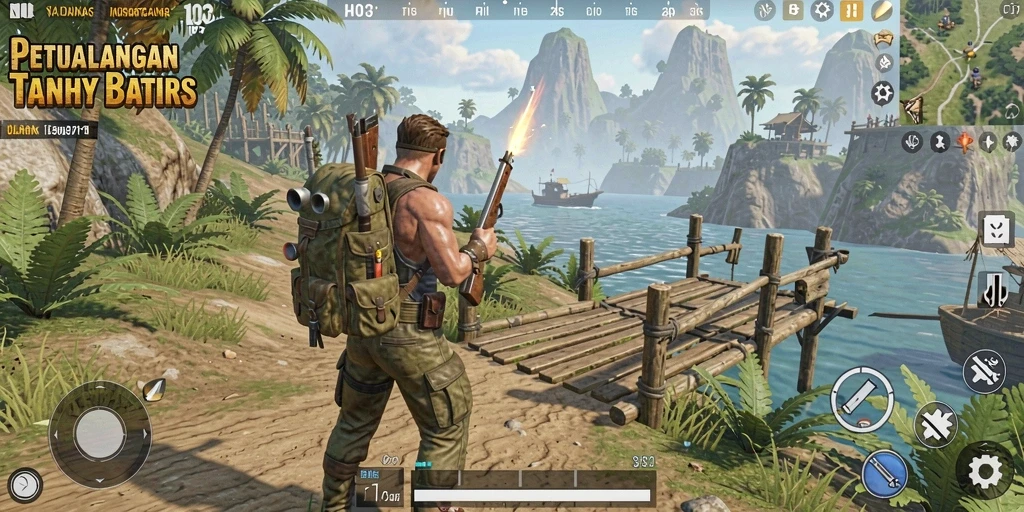 Gameplay menarik dalam dunia terbuka yang luas dan dinamis.