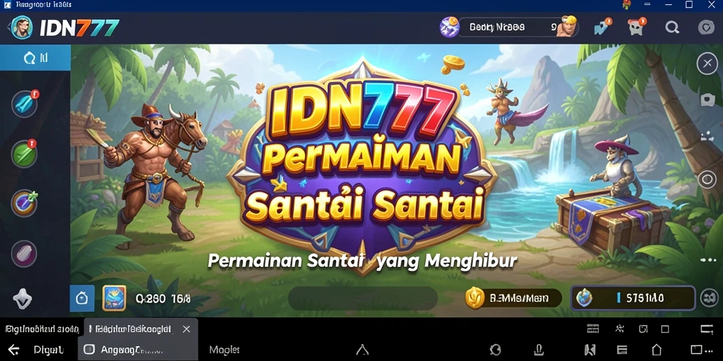 Tampilan gameplay <strong>IDN777</strong> yang menarik dan penuh warna.