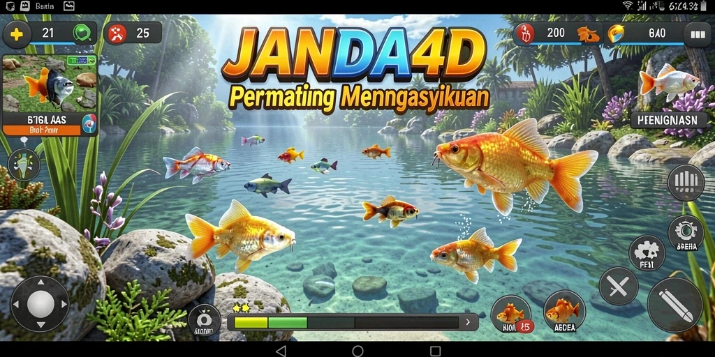 Gameplay JANDA4D yang menawan, dengan grafis realistis dan interaksi sosial.