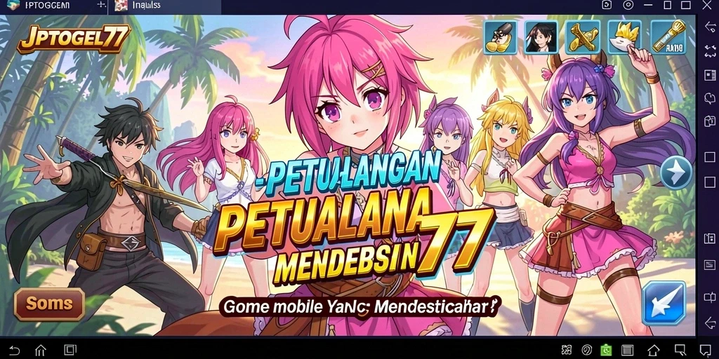 Tampilan fantastis dari karakter dan dunia dalam gameplay JPTOGEL77.