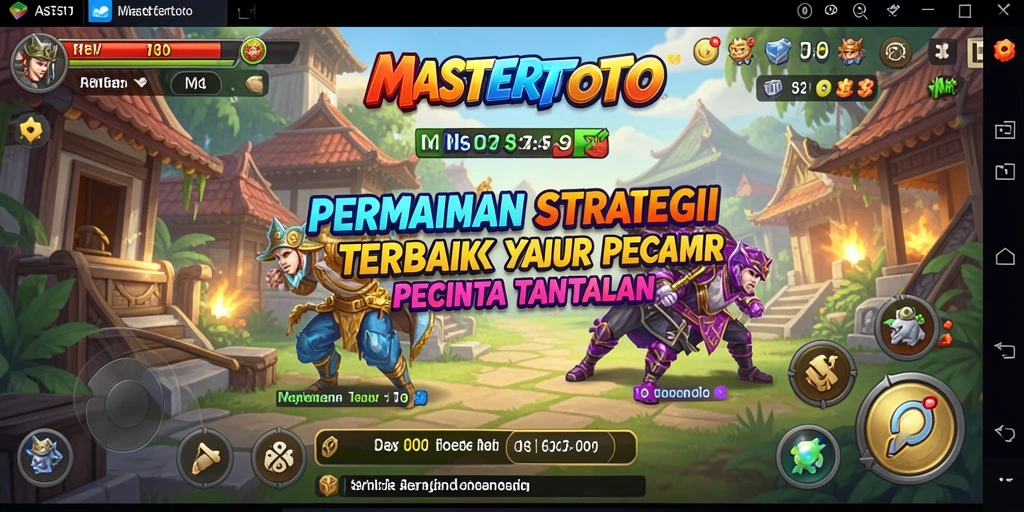 Tampilan gameplay yang seru dan strategis dari MASTERTOTO.