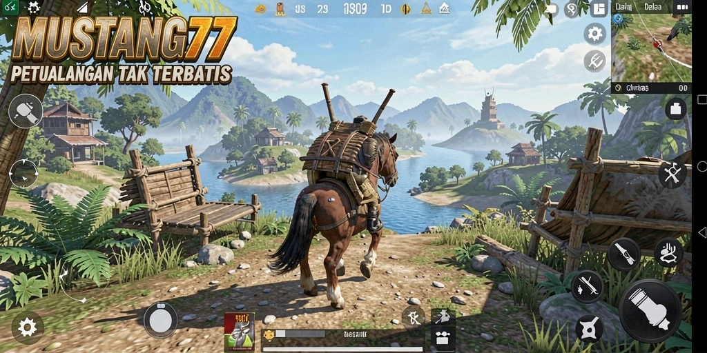 Gameplay Open World yang seru dan penuh petualangan.
