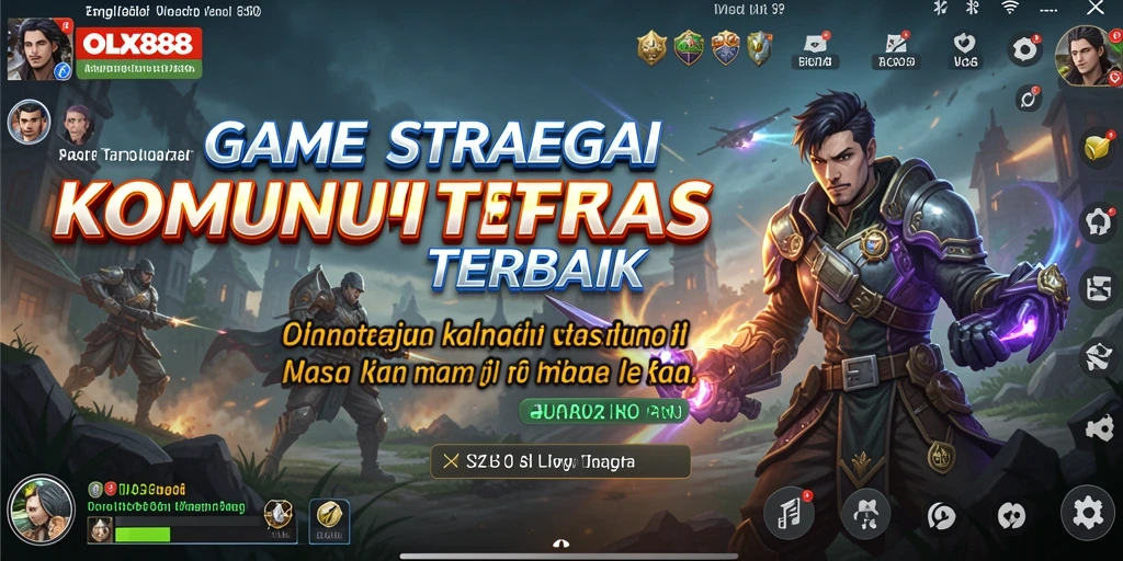 Tampilan utama OLX888 dengan gameplay menarik dan interaksi strategis.