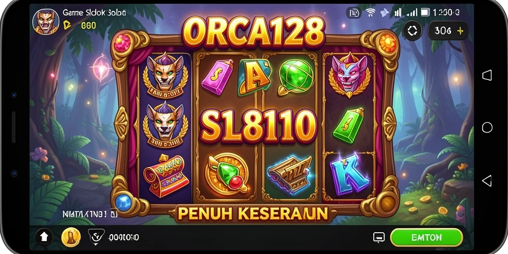 Tampilan gameplay menarik di ORCA128 dengan beragam pilihan Slot.