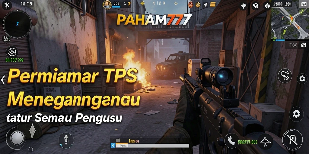 Tangkapan layar dari gameplay seru PAHAM777 yang menampilkan aksi TPS.