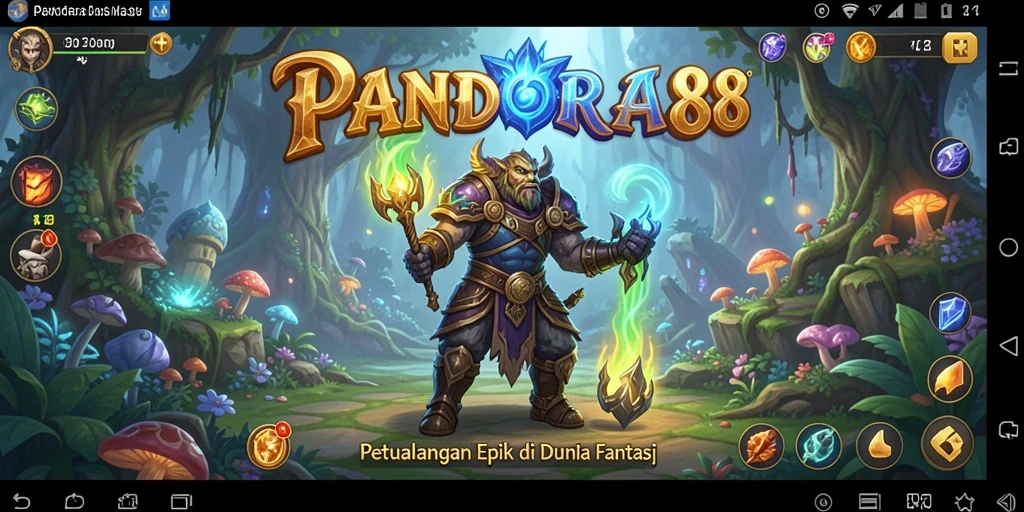 Tampilan gameplay PANDORA88 yang penuh aksi dan petualangan seru.