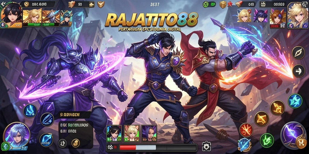 Tampilkan serangkaian aksi bertarung yang menegangkan di RAJATOTO88.