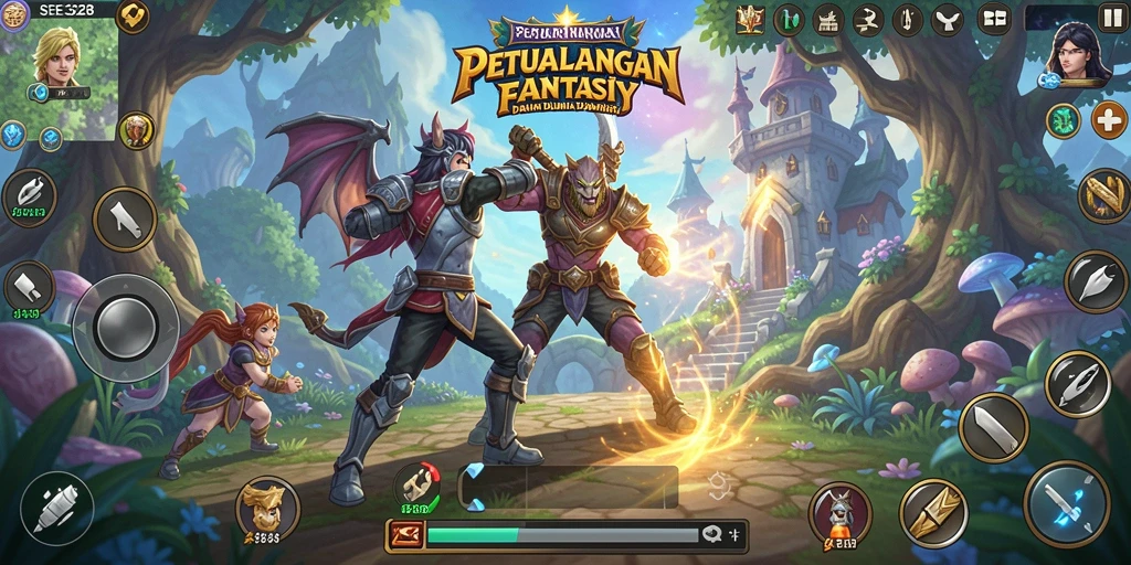 Tampilan gameplay SE328 dengan aksi petualangan yang mendebarkan.