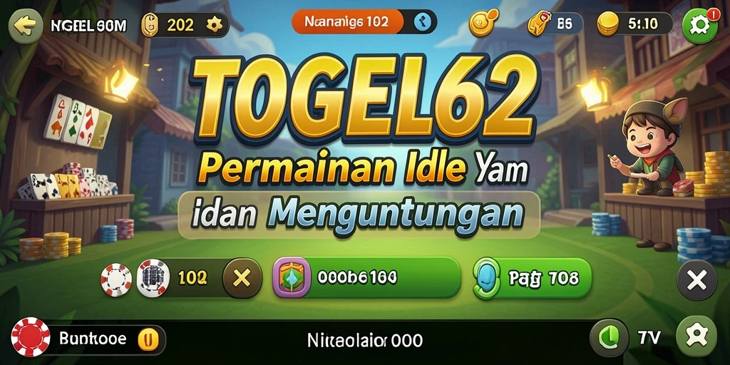 Tampilan gameplay TOGEL62 yang menarik dan menjanjikan.